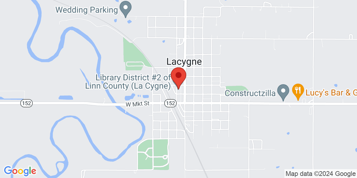 Map of Library District #2 of Linn County - La Cygne